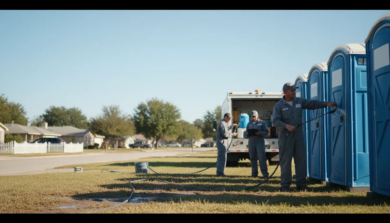 Long-Term Portable Toilet Rental in Fort Davis, AL near me